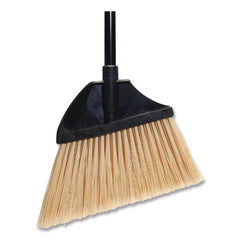 Nexstep Commercial Products MaxiPlus Professional Polystyrene Bristle Angle Brooms with 51 in. Handle - Black (4/Carton)