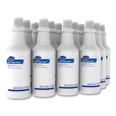 Diversey Care 32 oz. Squeeze Bottle Crew Super Blue Mild Acid Bowl Cleaner - Citrus Scent (12/Carton)