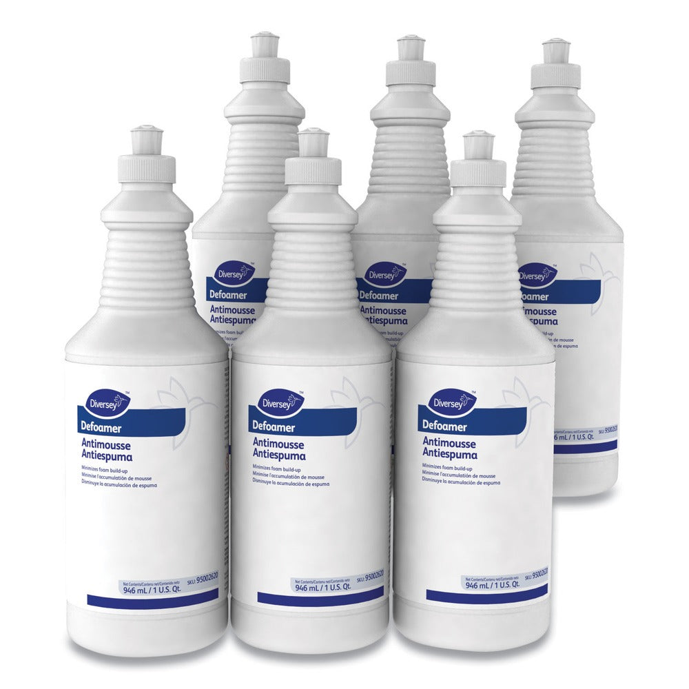 Diversey Care 32 oz. Squeeze Bottle Cream Defoamer/Carpet Cleaner - Bland Scent (6/Carton)