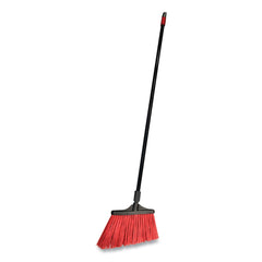 Nexstep Commercial Products MaxiStrong 56 in. Length Angle Broom - Black (6/Carton)