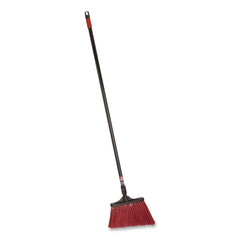 Nexstep Commercial Products MaxiStrong 56 in. Length Angle Broom - Black (6/Carton)