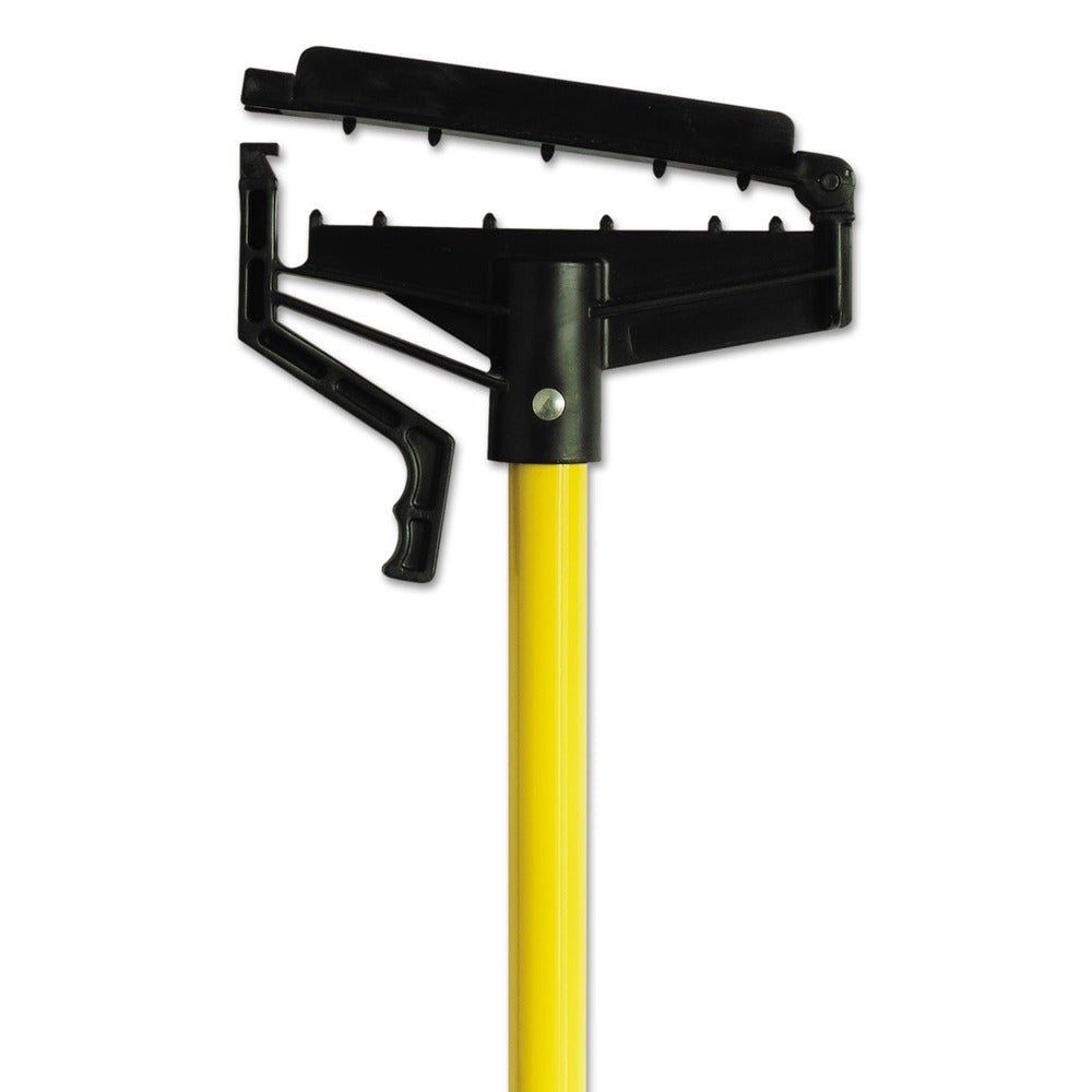 Nexstep Commercial Products 96516 60 in. Quick-Change Fiberglass Mop Handle - Yellow (6/Carton)