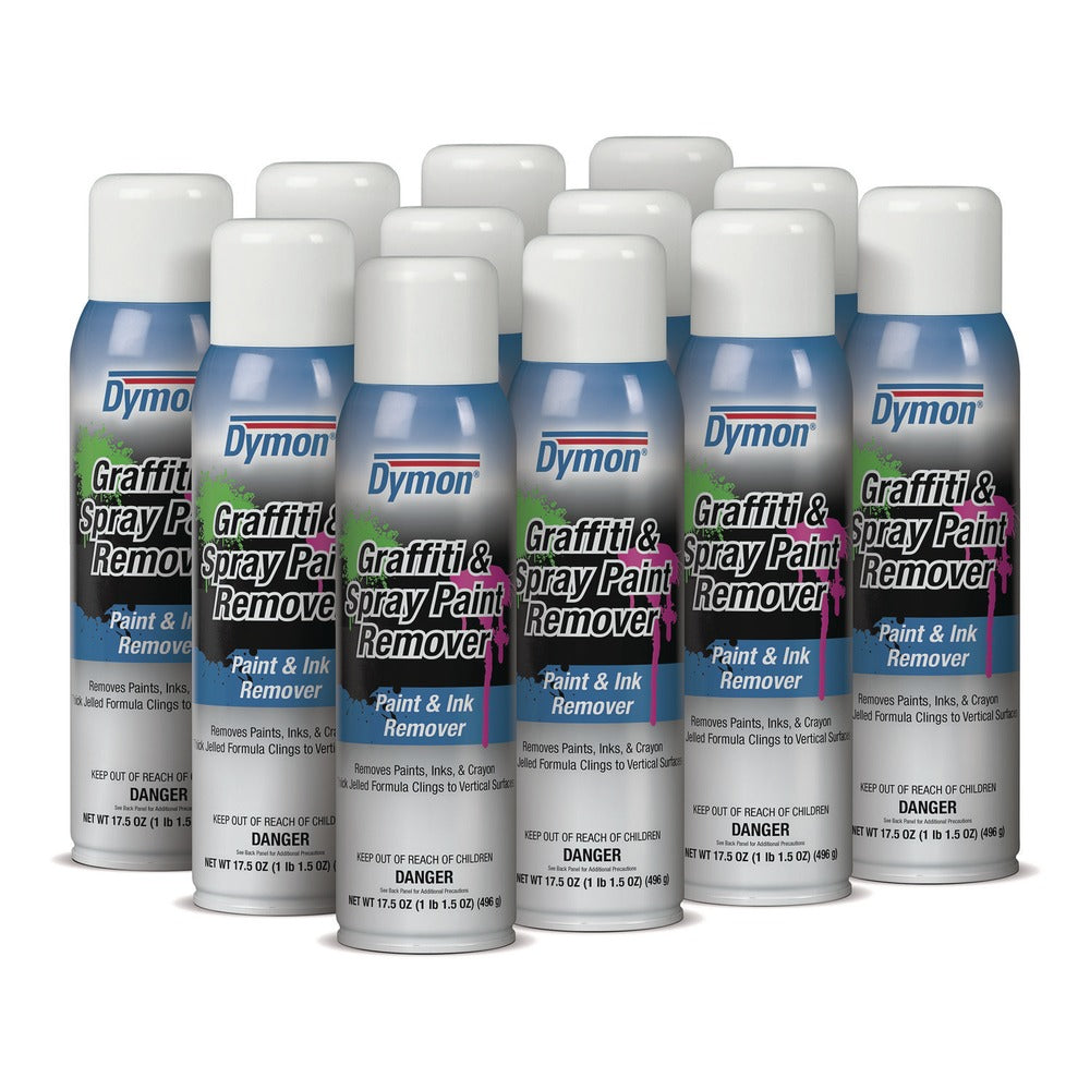 ITW Dymon 07820 17.5 oz. Jelled Formula Graffiti/Paint Remover Aerosol Spray (12/Carton)