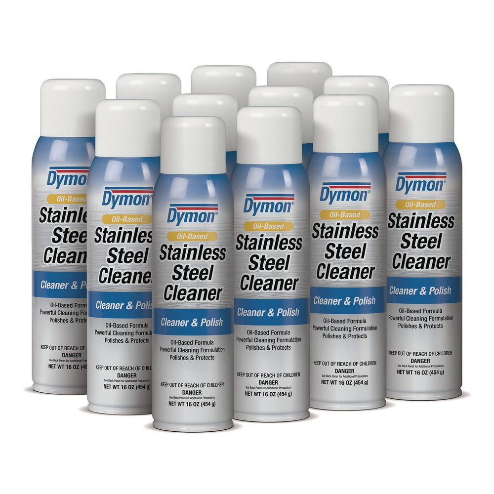 ITW Dymon 20920 16 oz. Aerosol Spray Stainless Steel Cleaner (12/Carton)