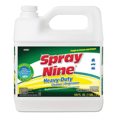 Spray Nine 1 Gallon Bottle Citrus Scent Heavy Duty Cleaner Degreaser Disinfectant (4/Carton)
