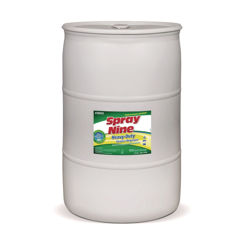 Spray Nine 55 Gallon Heavy-Duty Cleaner/Degreaser/Disinfectant - Citrus Scent (1-Drum)