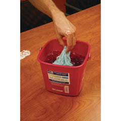Sertun 13-1/2 in. Color-Changing Rechargeable Sanitizer Towels - Yellow/White/Blue (150/Carton)