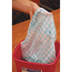 Sertun 13-1/2 in. Color-Changing Rechargeable Sanitizer Towels - Yellow/White/Blue (150/Carton)