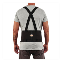 Ergodyne ProFlex 1650 Economy Elastic Back Support Brace, Small, 25-in to 30-in Waist, Black