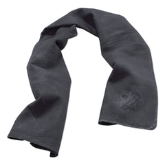 Ergodyne Chill-Its 6602 29.5 in. x 13 in. One Size Fits Most Evaporative PVA Cooling Towel - Gray