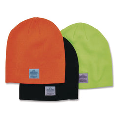 Ergodyne N-Ferno 6812 One Size Fits Most Rib Knit Beanie - Orange