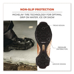 Ergodyne Trex 6325 Spikeless Traction Devices, Large (Men's Size 8 to 11), Black, Pair