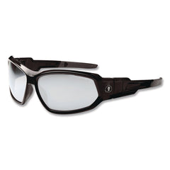 Ergodyne Skullerz Loki Nylon/Polycarb Safety Glasses/Goggles - Black Frame/Indoor/Outdoor Lens