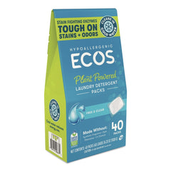 ECOS Laundry Detergent Packs - Free and Clear (40/Pack)