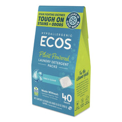ECOS Laundry Detergent Packs - Free and Clear (40/Pack)