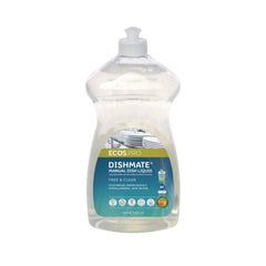 ECOS PRO PL97216CT 25 oz Dishmate Manual Dish Liquid Squeeze Bottle - Free and Clear (6/Carton)