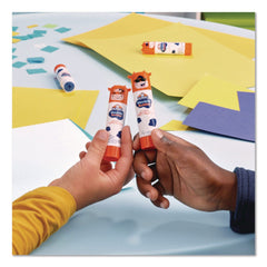 Elmer's 0.21 oz BlooStick Buddies and Disappearing Purple Glue Stick Combo Pack - Dries Clear (12/Pack)