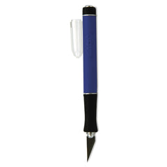 X-ACTO X3000 3-No. 11 Blades 4.5 in. Aluminum/Rubber Barrel Hobby Knife - Black