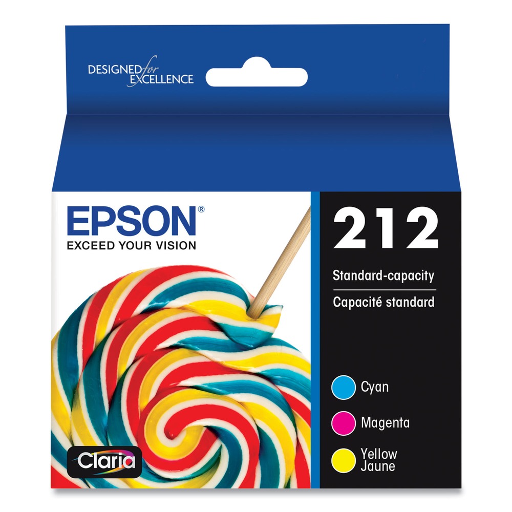Epson (212) Claria Ink - Cyan/Magenta/Yellow