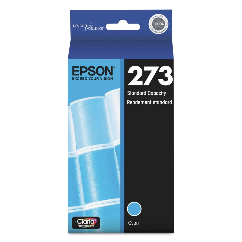 Epson Claria (273) 300 Page-Yield Ink Cartridge - Cyan
