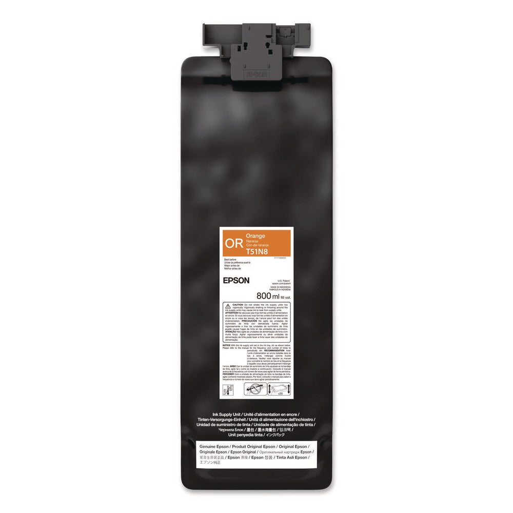 Epson UltraChrome GS3 800 mL Eco-Solvent Ink - Orange