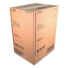 Fabri-Kal 000000000009500518 5.5 oz. Plastic Portion Cups - Translucent (20/Carton)