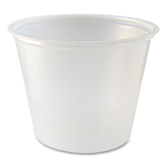 Fabri-Kal 000000000009500518 5.5 oz. Plastic Portion Cups - Translucent (20/Carton)