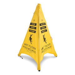 First Aid Only 3 in. x 2.5 in. x 20 in. Pop Up Safety Cone - Yellow