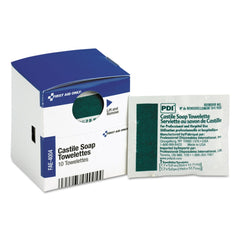 First Aid Only SmartCompliance Castile Soap Towelettes (10/Box)