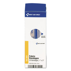 First Aid Only 1 in. x 3 in. SmartCompliance Fabric Bandages (25/Box)