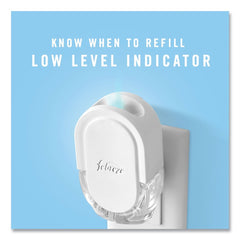 Febreze PLUG 6.54 in. x 2.99 in. x 5.98 in. Air Freshener Warmer Start Kit - Clear/White (4/Carton)