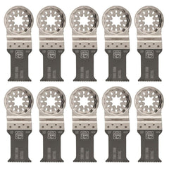 Fein 1-3/16 in. Fine Bi-Metal Oscillating E-Cut Saw Blade (10-Pack)