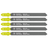 Fein (5/Pack) 3 in. 17 TPI Chrome-Vanadium T-Shank Jigsaw Blade