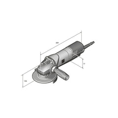 Fein CG 10-125 PDE 10 Amp 5 in. Compact Angle Grinder