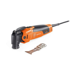 Fein MultiMaster MM 500 Plus Corded Oscillating Multitool with L-Boxx and E-Cut Saw Blade