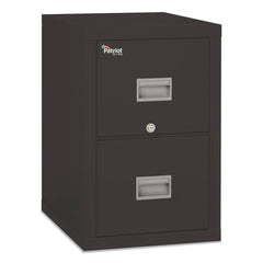 FireKing Patriot by FireKing 17.75 in. x 25 in. x 27.75 in. Insulated Fire File with 2 Legal/Letter Drawers - Black