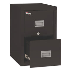 FireKing Patriot by FireKing 17.75 in. x 25 in. x 27.75 in. Insulated Fire File with 2 Legal/Letter Drawers - Black