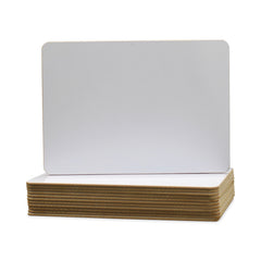 Flipside 12 in. x 9.5 in. Dry Erase Board - White Surface (12/Pack)