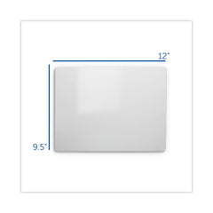 Flipside 12 in. x 9.5 in. Dry Erase Board - White Surface (12/Pack)