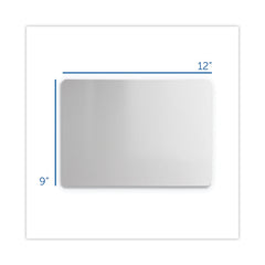 Flipside 12 in. x 9 in. Dry Erase Board Set - White Surface (12/Pack)