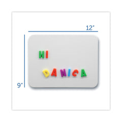 Flipside 12 in. x 9 in. Magnetic Dry Erase Board Set - White Surface (12/Pack)