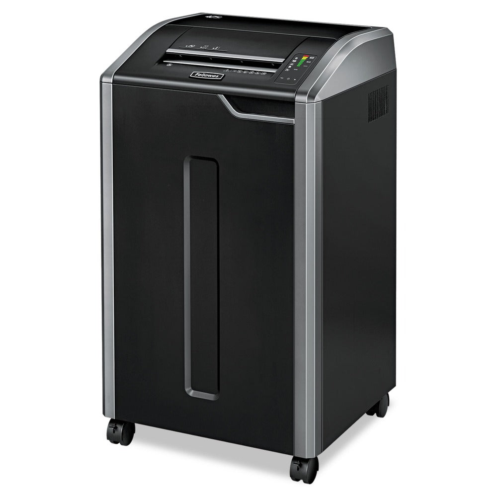 Fellowes Mfg Co. Powershred 425i 38 Manual Sheet Capacity TAA Compliant 100 Percent Jam Proof Strip-Cut Shredder