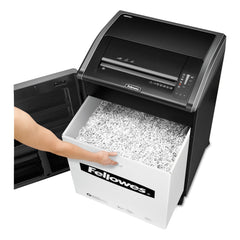 Fellowes Mfg Co. Powershred 485i 38 Manual Sheet Capacity TAA Compliant 100 Percent Jam Proof Strip-Cut Shredder