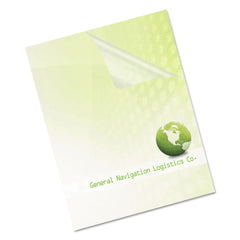 Fellowes Mfg Co. 11 in. x 8.5 in. 7 mil Unpunched PET Ultra Clear Binding Covers - Clear (100/Pack)