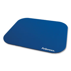 Fellowes Mfg Co. 9 in. x 8 in. Polyester Mouse Pad - Blue