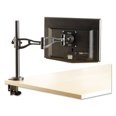 Fellowes Mfg Co. Professional Series 360 Degree Rotation 37 Degree Tilt Pan Supports 24 lbs. Depth Adjustable Monitor Arm - Black