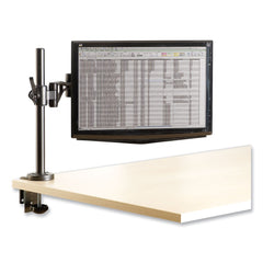 Fellowes Mfg Co. Professional Series 360 Degree Rotation 37 Degree Tilt Pan Supports 24 lbs. Depth Adjustable Monitor Arm - Black