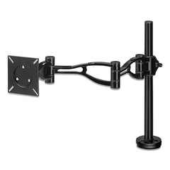 Fellowes Mfg Co. Professional Series 360 Degree Rotation 37 Degree Tilt Pan Supports 24 lbs. Depth Adjustable Monitor Arm - Black
