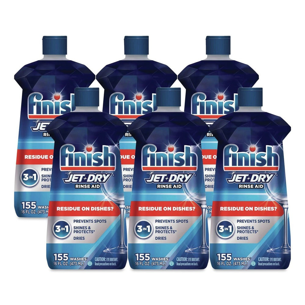 FINISH 16 oz. Bottle Jet-Dry Rinse Agent (6/Carton)