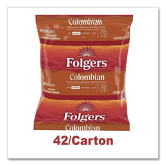 Folgers 2550006451 1.75 oz. 100% Colombian Ground Coffee Fraction Packs (42/Carton)